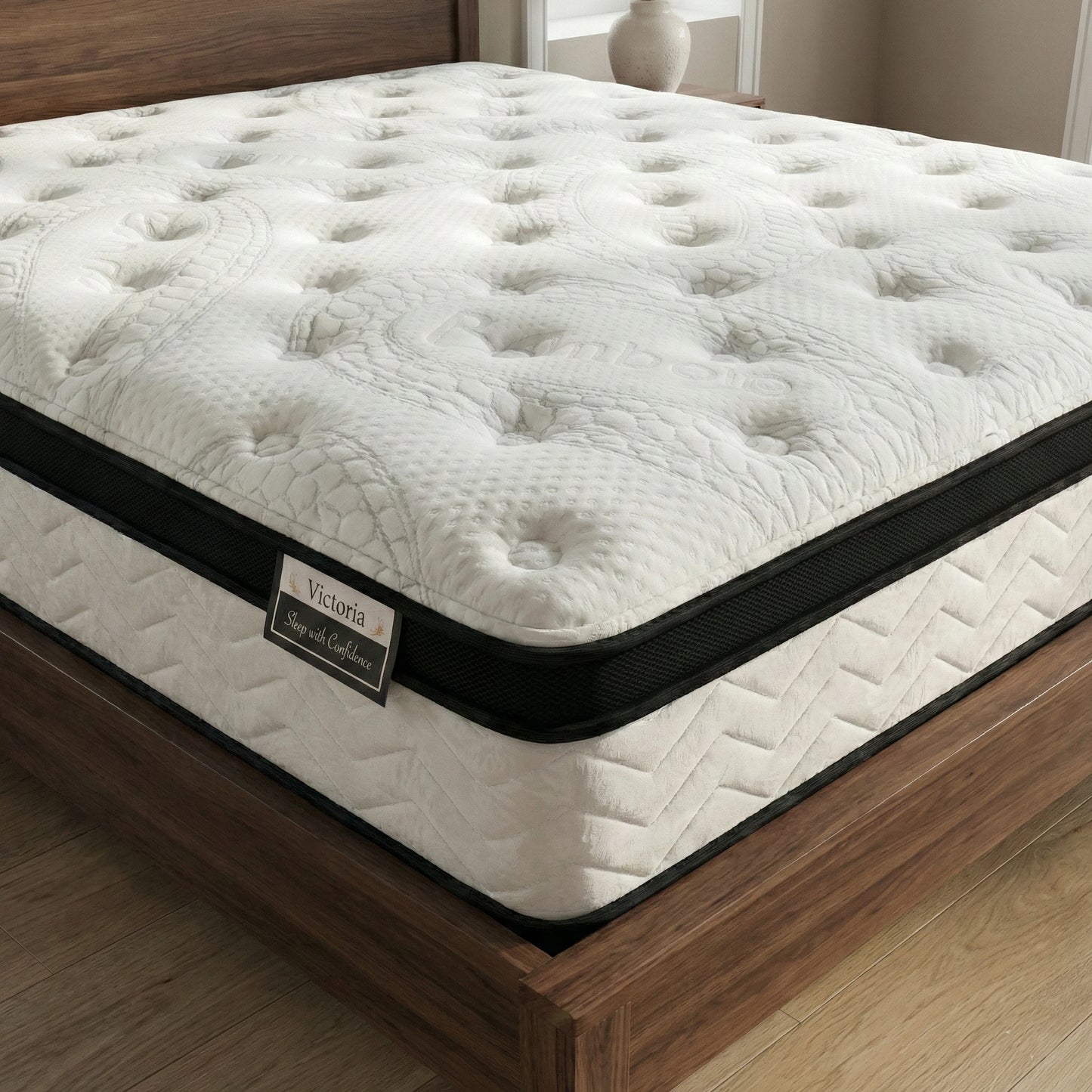 Mattress Victoria - Foam Encased Tri Zone Pocket Coil Mattress